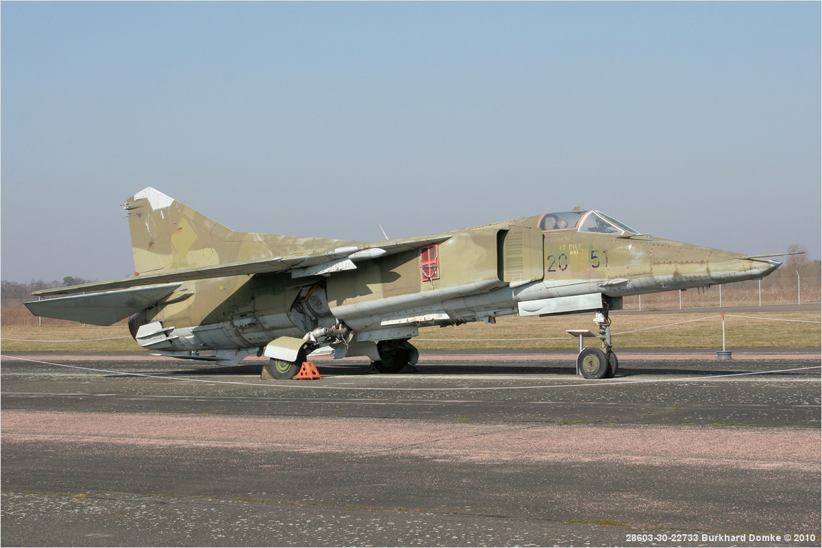 MiG-23BN Luftwaffe 20+51 (NVA 710) Luftwaffenmuseum