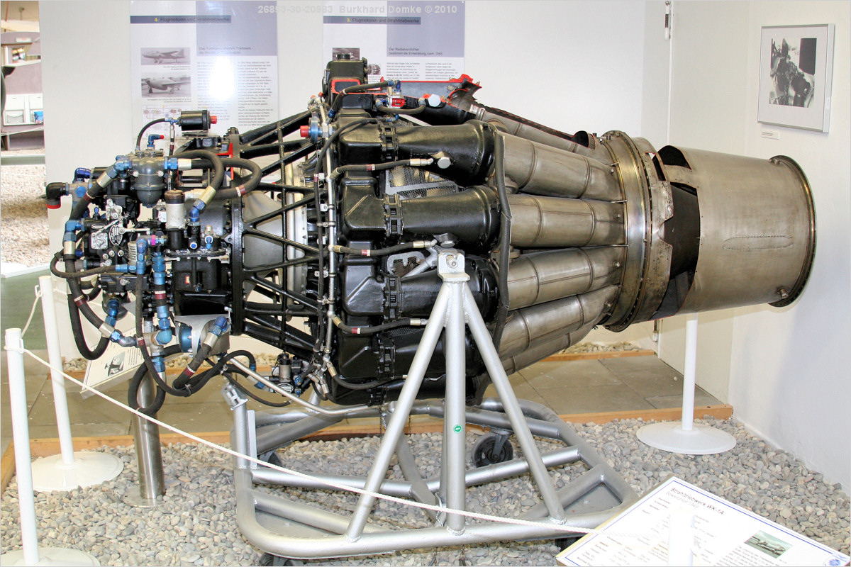 Allison J33-A-35 turbojet engine (used in T-33) Luftwaffenmuseum