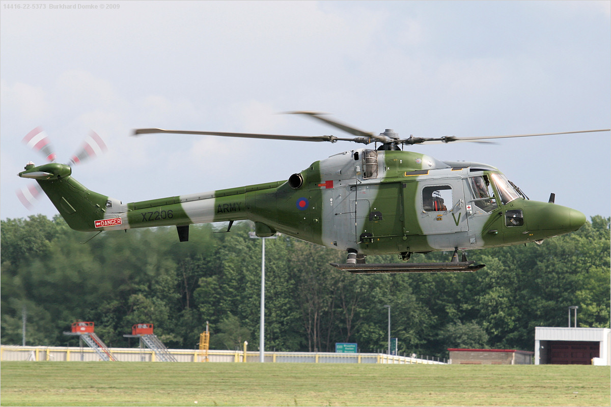 Lynx AH.7 s/n XZ206 Royal Army Aviation