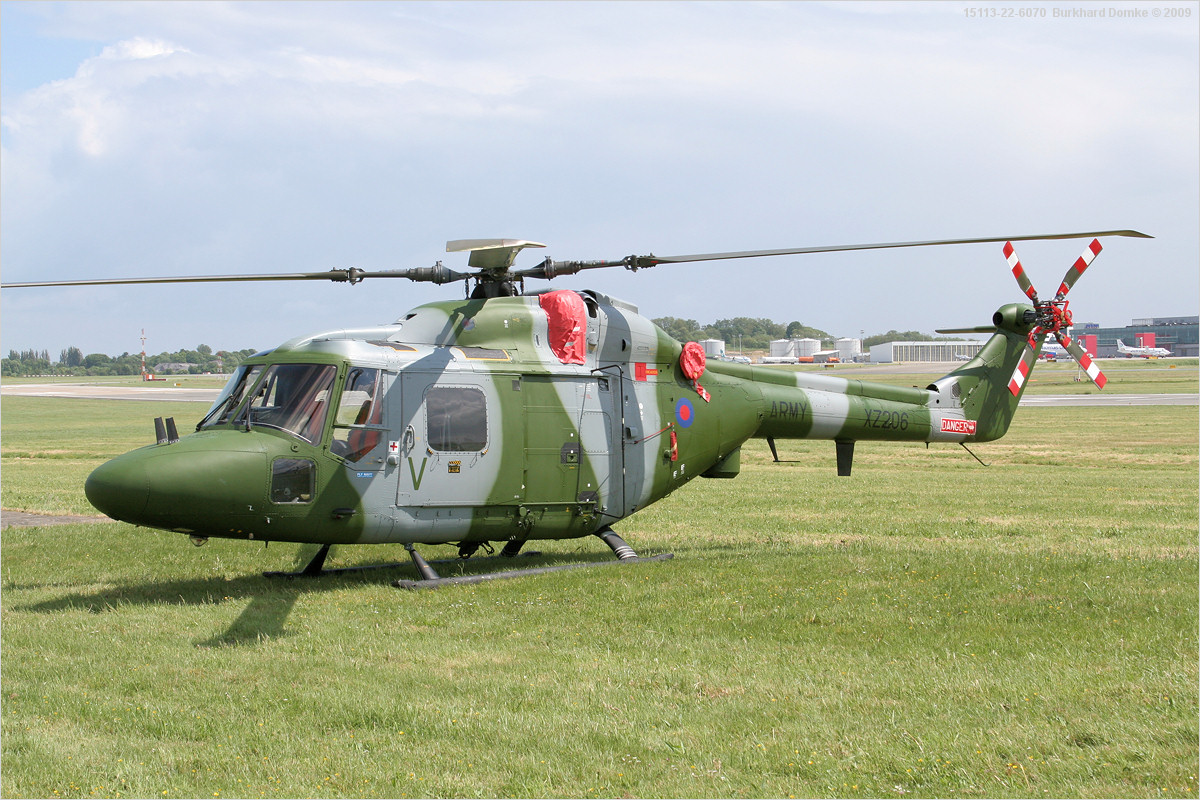 Lynx AH.7 s/n XZ206 Royal Army Aviation