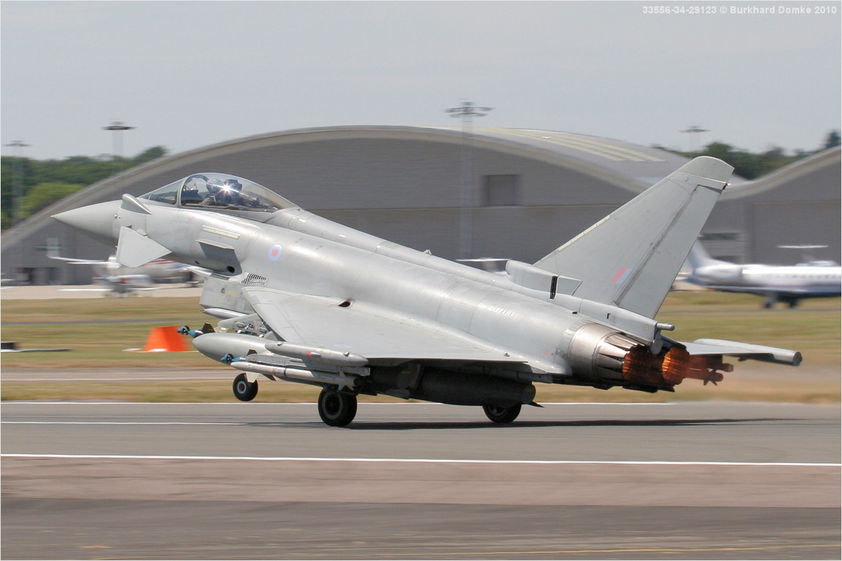 Typhoon F2 RAF s/n ZJ700