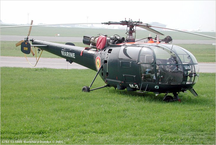 Belgian Helidays 2003 - A�rospatiale SA316B Alouette III - Belgian Navy