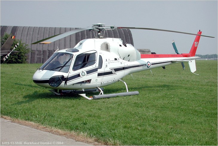 Belgian Helidays 2003 - AS355F1 Squirrel HCC.1 - Royal Air Force 32 Squadron