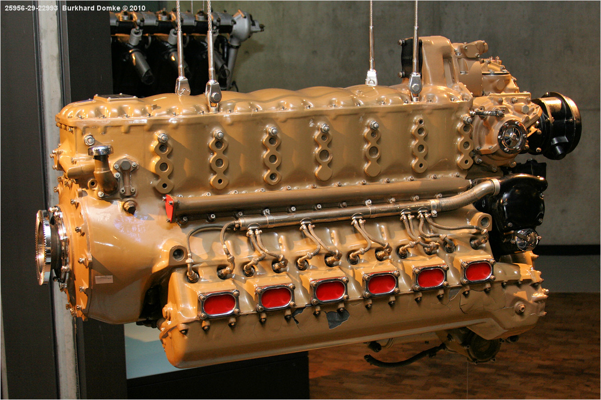 Junkers Jumo 210G piston engine - Deutsches Technikmuseum Berlin