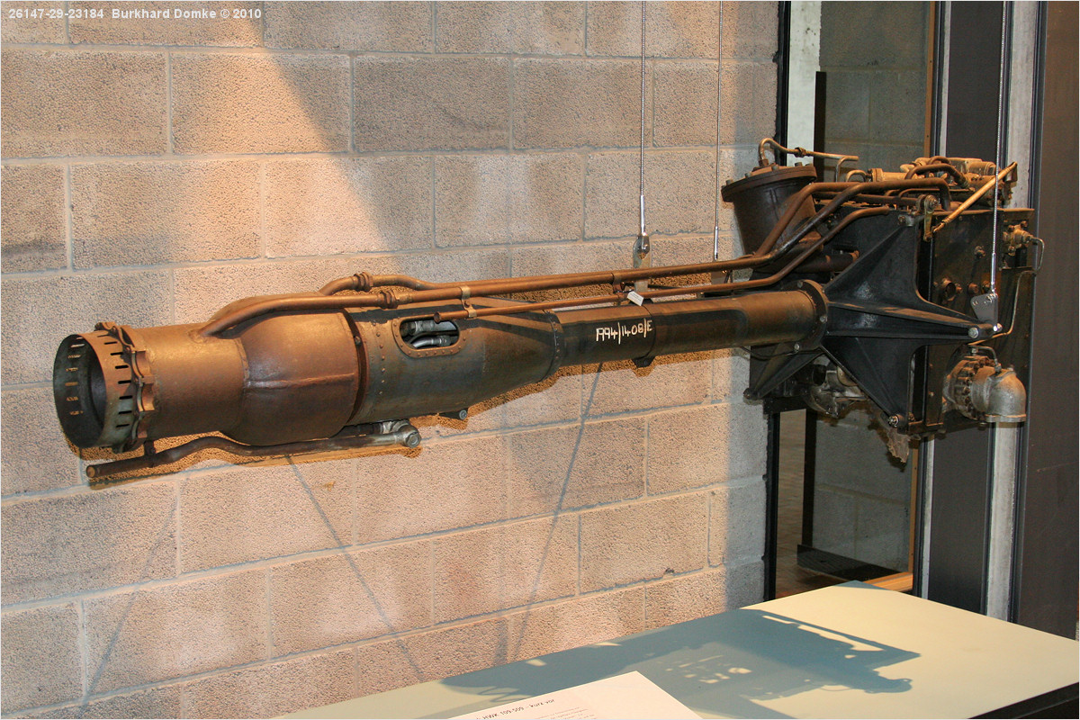 Walter HWK109-509 rocket engine - Deutsches Technikmuseum Berlin