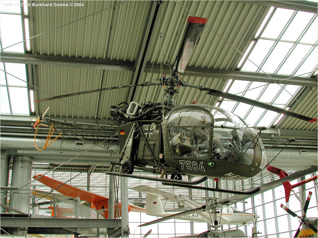 SE3130 Alouette II s/n 75+84