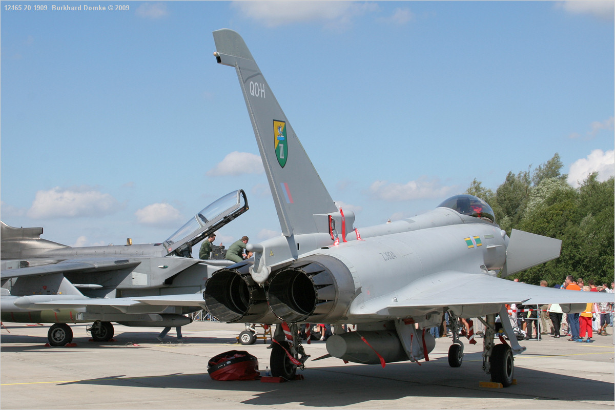 Typhoon F2 c/n BS015 s/n ZJ924 RAF 3 Sqn