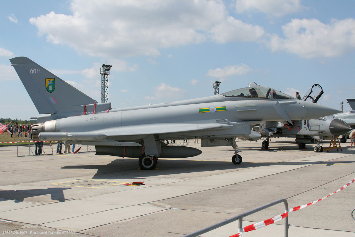 Typhoon F2 c/n BS015 s/n ZJ924 RAF 3 Sqn