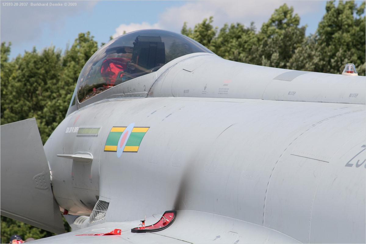 Typhoon F2 c/n BS015 s/n ZJ924 RAF 3 Sqn